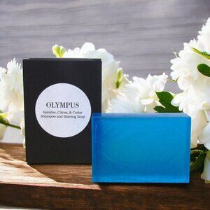 NEW! Solid Shampoo & Shaving Bar. Fresh air scent.